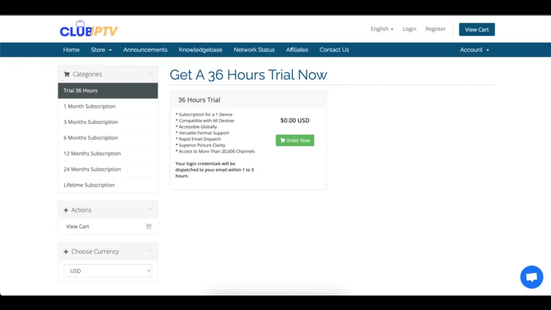 IPTV Streaming Service